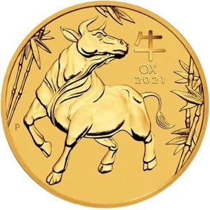 เหรียญทองคำ Aureus ลายนักษัตรปีฉลู น้ำหนัก 1/2 ออนซ์