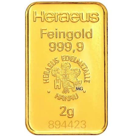 ทองคำแท่ง Aureus ลายมงคล น้ำหนัก 2 กรัม